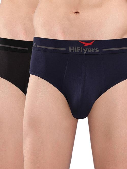 men solid low rise hipster brief combo - 21681818 - Very Small Image - 1
