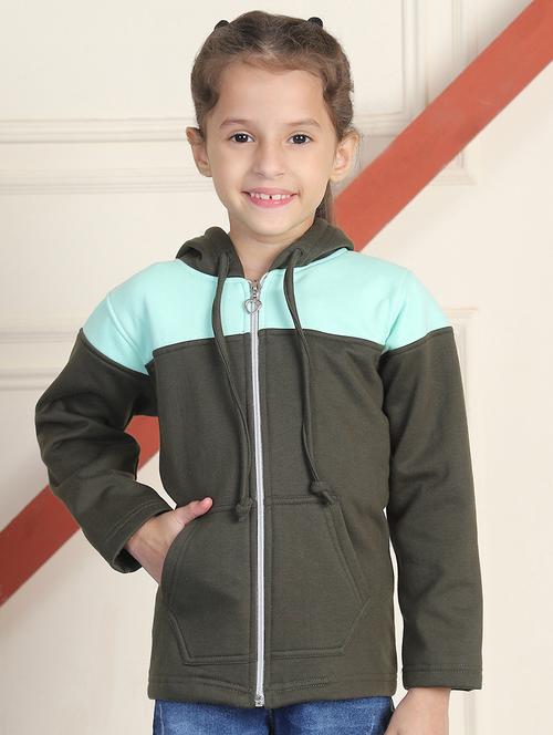 girls color block hooded sweatshirt - 21682872 - Very Small Image - 1