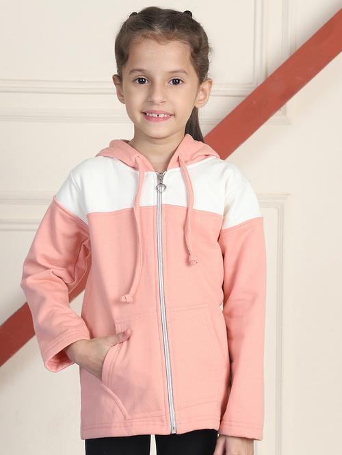 girls color block hooded sweatshirt - 21682874 - Very Small Image - 1