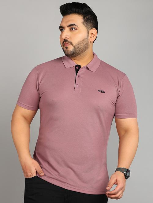 men solid plus size polo t-shirt - 21683299 - Very Small Image - 1