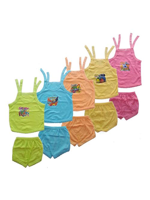 kids printed shorts twin set combo - 21683450 - Very Small Image - 1