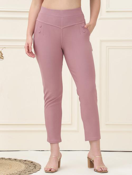 women solid high rise jegging - 21683646 - Very Small Image - 1