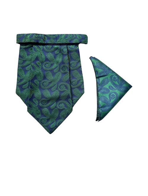 men elegant accessory set of cravat & pocket square combo - 21684902 - Very Small Image - 1