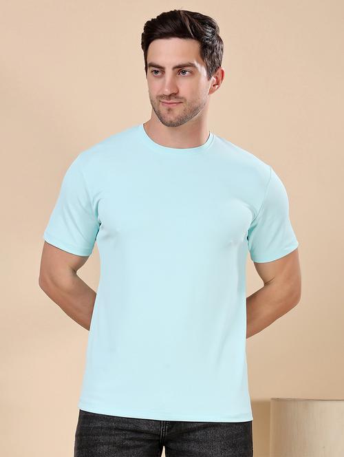 men round neck solid t-shirt - 21685591 - Very Small Image - 1