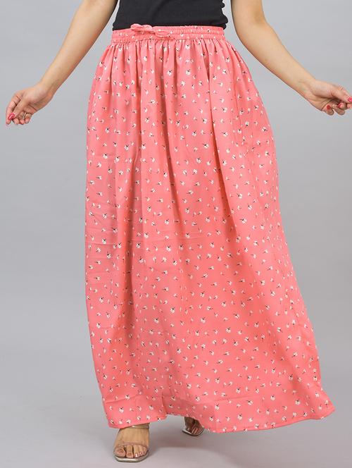 women printed mid rise flared maxi skirt - 21685943 - Very Small Image - 1