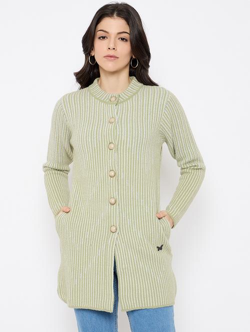 women self designed long sleeves cardigan - 21686067 - Very Small Image - 1