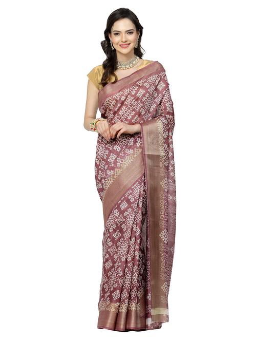 women printed casual wear saree with blouse - 21687196 - Very Small Image - 1