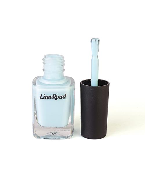 limeroad hd shine quick drying long stay light blue nail paint - 21687393 - Very Small Image - 1