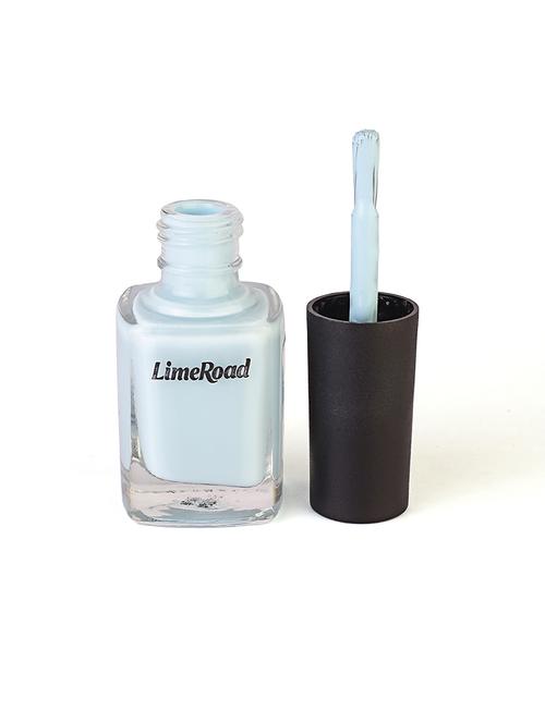 limeroad hd shine quick drying long stay light blue nail paint - 21687395 - Very Small Image - 1