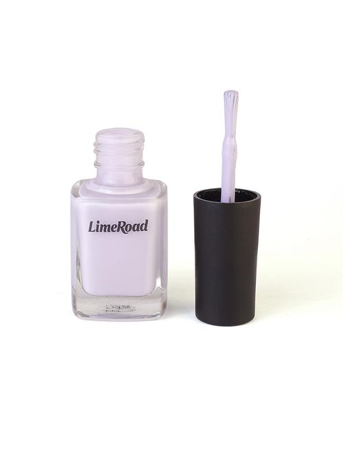 limeroad hd shine quick drying long stay lavender nail paint - 21687405 - Very Small Image - 1