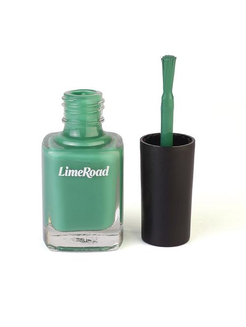 limeroad hd shine quick drying long stay green nail paint - 21687414 - Very Small Image - 1