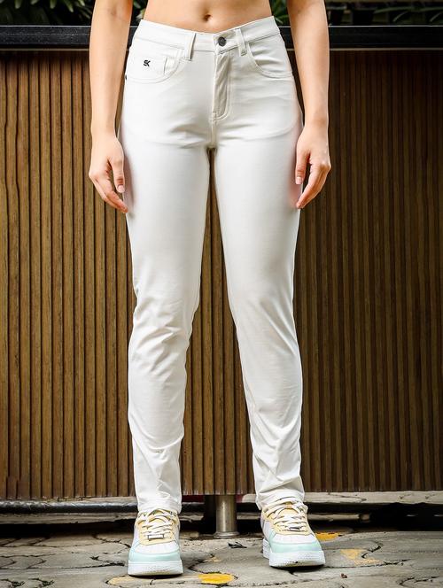 women solid mid rise slim fit jean - 21687862 - Very Small Image - 1