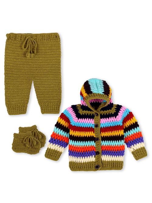 girls self design long sleeve full length set - 21688541 - Very Small Image - 1