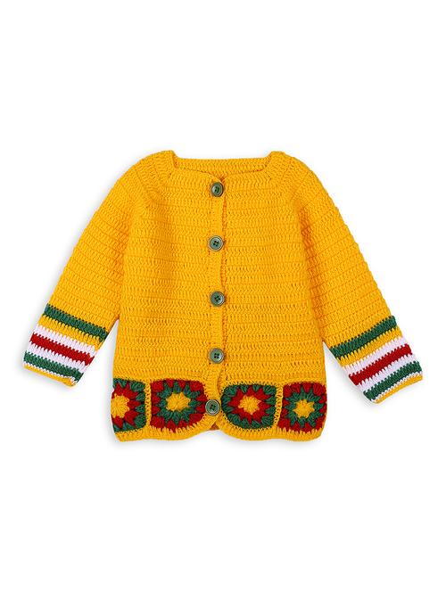 girls self design long sleeve cardigans - 21688563 - Very Small Image - 1