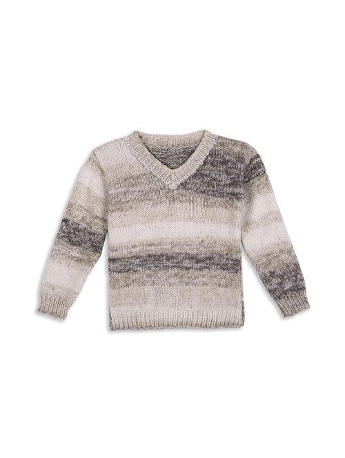 girls self design long sleeve sweater - 21688575 - Very Small Image - 1