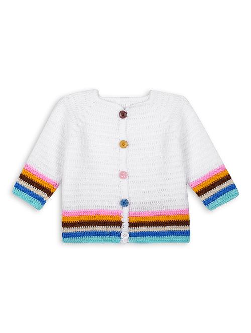 girls self design long sleeve cardigans - 21688591 - Very Small Image - 1