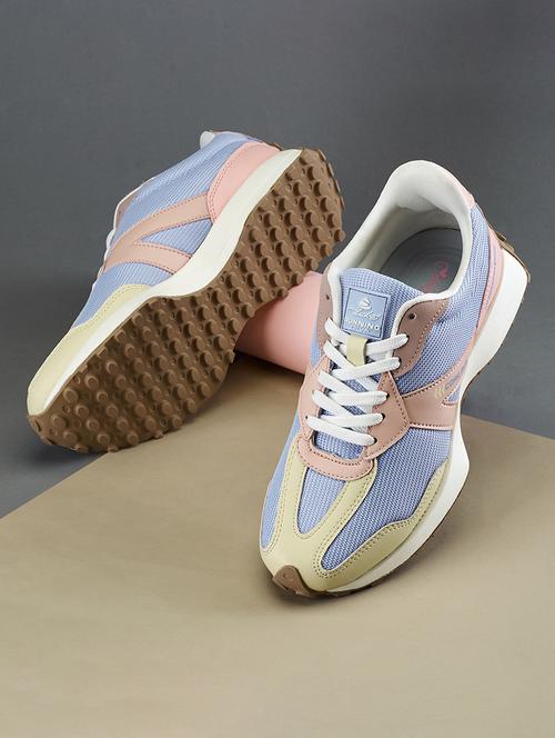 lavender lace-up sports shoes - 21688855 - Very Small Image - 1