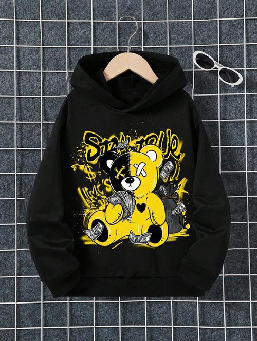 kids long sleeves front print sweatshirt - 21691304 - Very Small Image - 1
