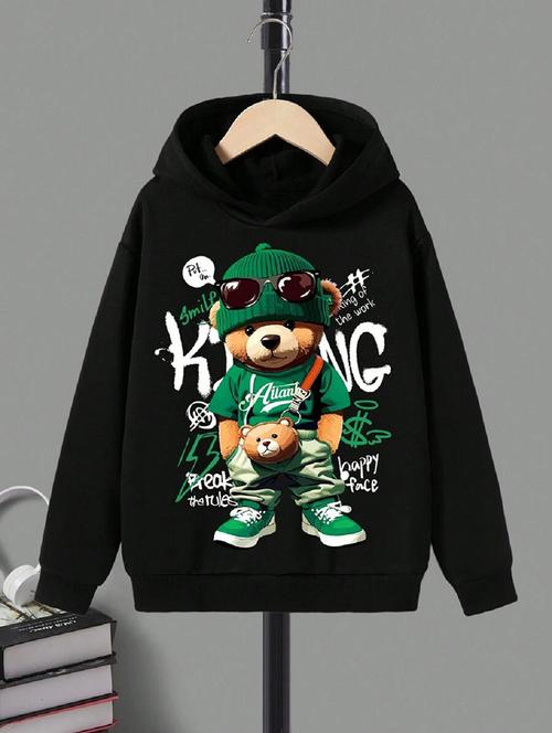 kids long sleeves front print sweatshirt - 21691314 - Very Small Image - 1