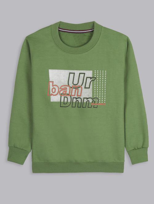 kids long sleeves front print sweatshirt - 21691323 - Very Small Image - 1