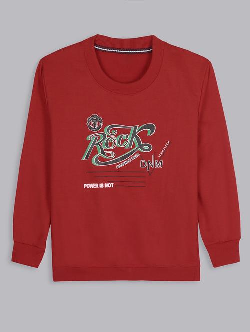 kids long sleeves front print sweatshirt - 21691326 - Very Small Image - 1