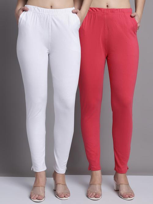 women pack of 2 solid leggings - 21691749 - Very Small Image - 1