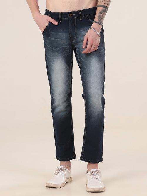 men mid rise slim fit washed denim jeans - 21692151 - Very Small Image - 1