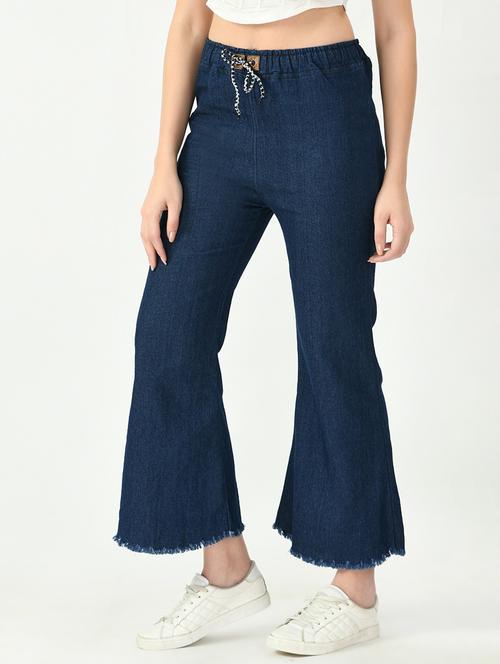 women solid mid rise bootcut jean - 21692927 - Very Small Image - 1