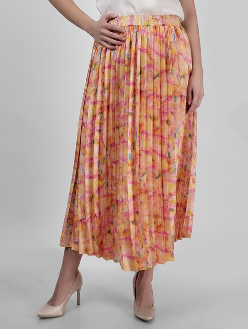 multi colored satin flared skirts - 21693278 - Very Small Image - 1