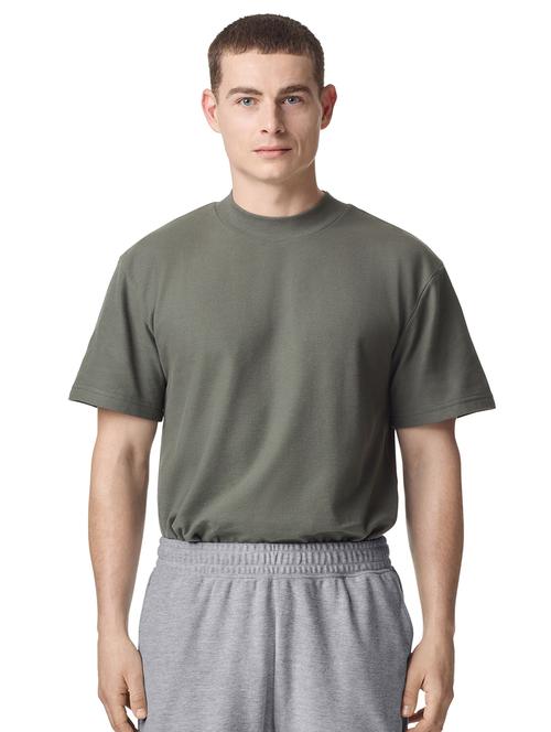 men short sleeves plain t-shirt - 21695254 - Very Small Image - 1