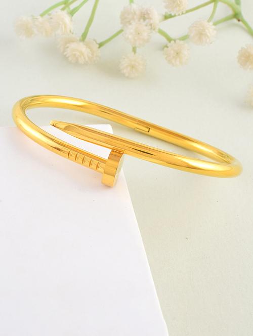 men golden cuff bracelet - 21695257 - Very Small Image - 1