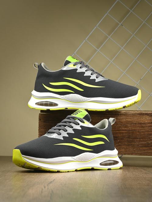 men lace up running sport shoes - 21695967 - Very Small Image - 1