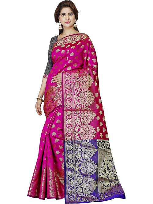 women self design kanjivaram saree - 21696607 - Very Small Image - 1