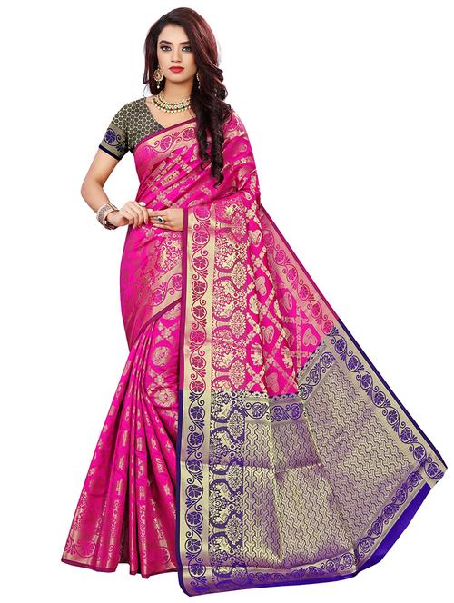 women self designed banarasi saree - 21696719 - Very Small Image - 1