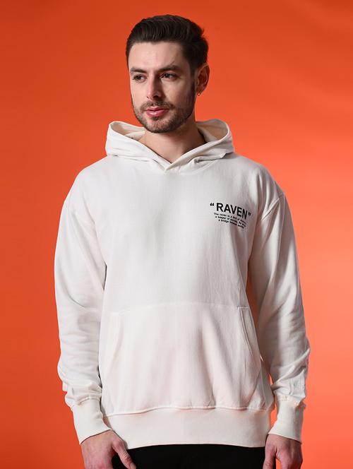 men printed hooded long sleeves sweatshirt - 21698211 - Very Small Image - 1