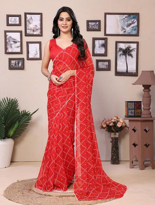 women ready to wear casual wear saree with blouse - 21698562 - Very Small Image - 1