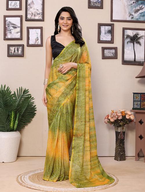women ready to wear casual wear saree with blouse - 21698616 - Very Small Image - 1