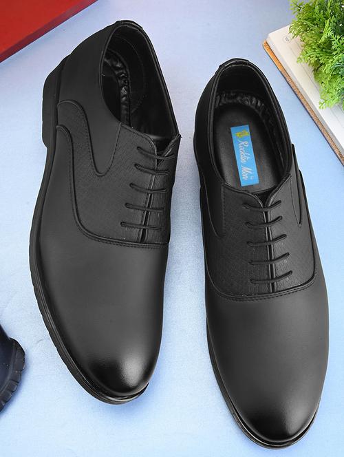 men black lace-up oxford formal shoes - 21698810 - Very Small Image - 1