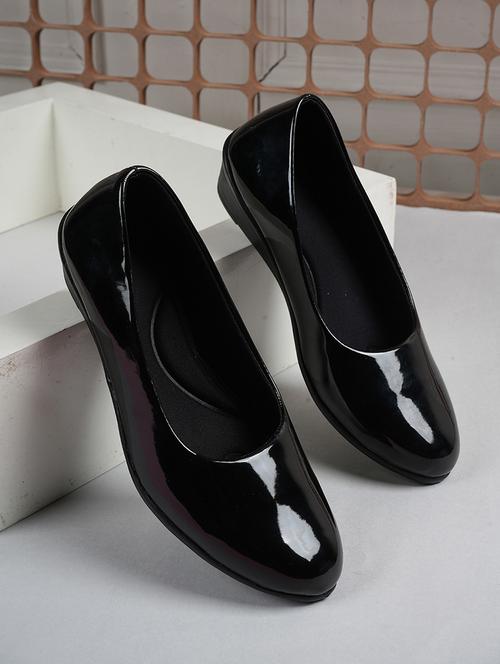 black patent leather slip on formal shoes - 21699081 - Very Small Image - 1