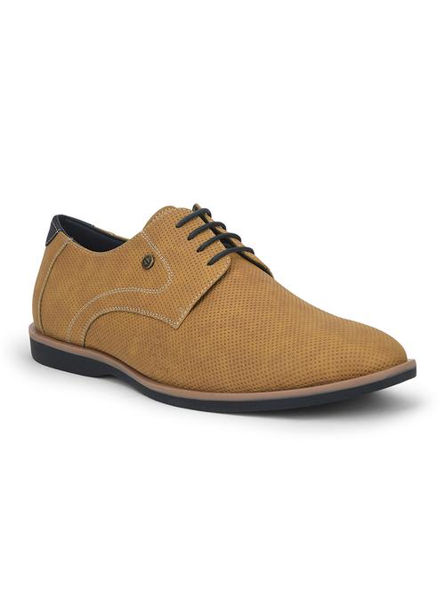 tan lace-up derby shoes - 21699672 - Very Small Image - 1