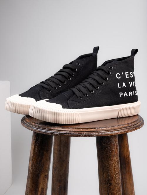 men black lace up sneakers - 21703957 - Very Small Image - 1