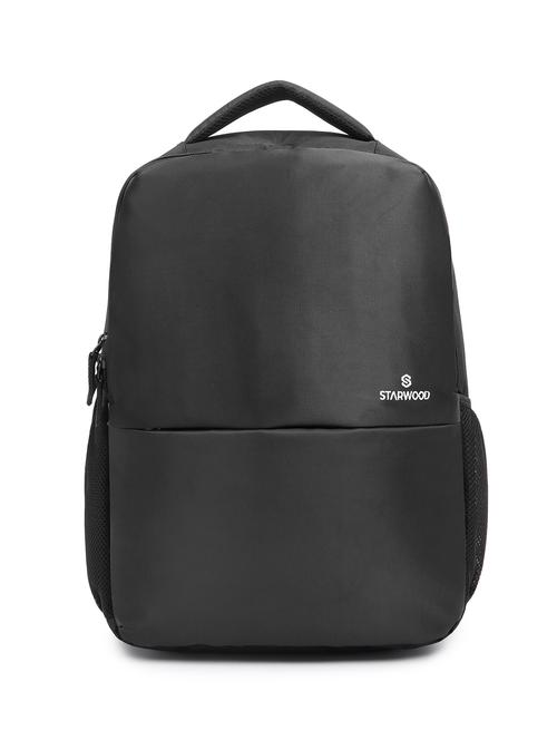 black solid adjustable strap backpack - 21704735 - Very Small Image - 1