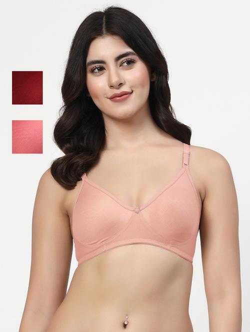 women pack of 3 solid t-shirt bra - 21704783 - Very Small Image - 1