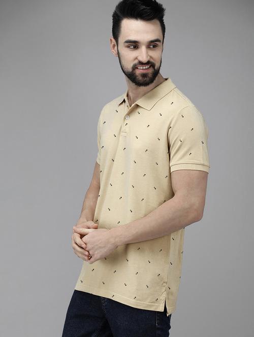 men short sleeves printed polo t-shirt - 21707885 - Very Small Image - 1