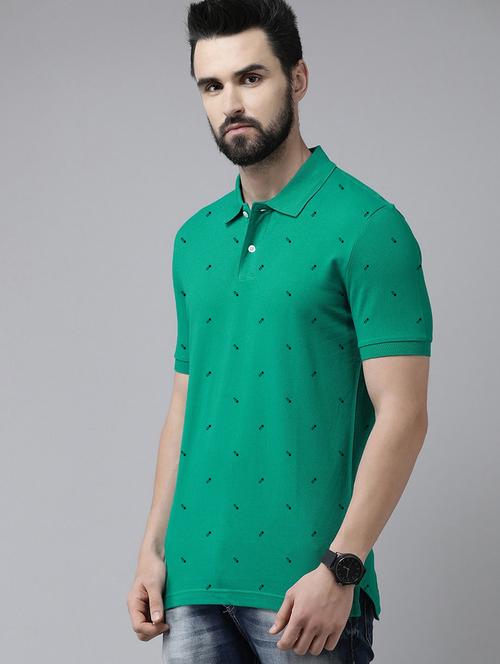 men short sleeves printed polo t-shirt - 21707893 - Very Small Image - 1