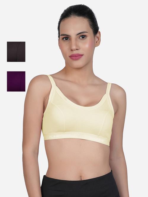 women pack of 3 sports bra - 21708223 - Very Small Image - 1