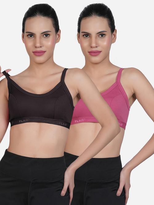 women pack of 2 sports bra - 21708234 - Very Small Image - 1