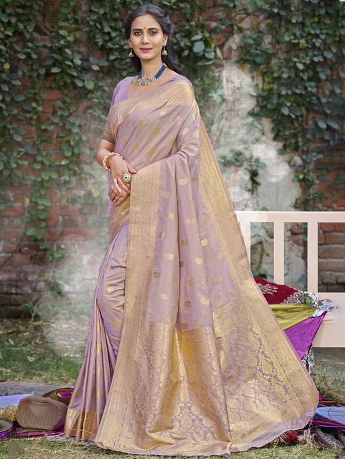 women self design banarasi saree with blouse - 21708934 - Very Small Image - 1