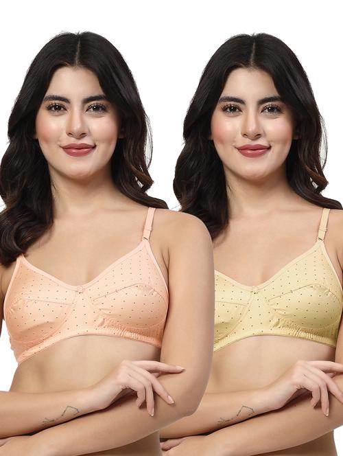 women pack of 2 printed regular bra - 21709427 - Very Small Image - 1