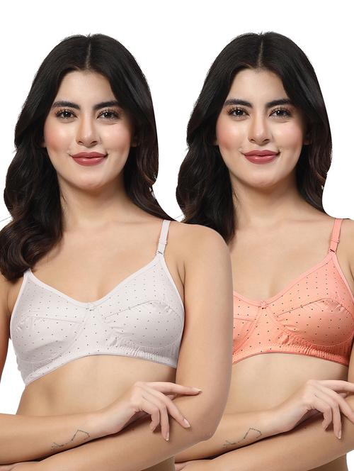 women pack of 2 printed regular bra - 21709439 - Very Small Image - 1